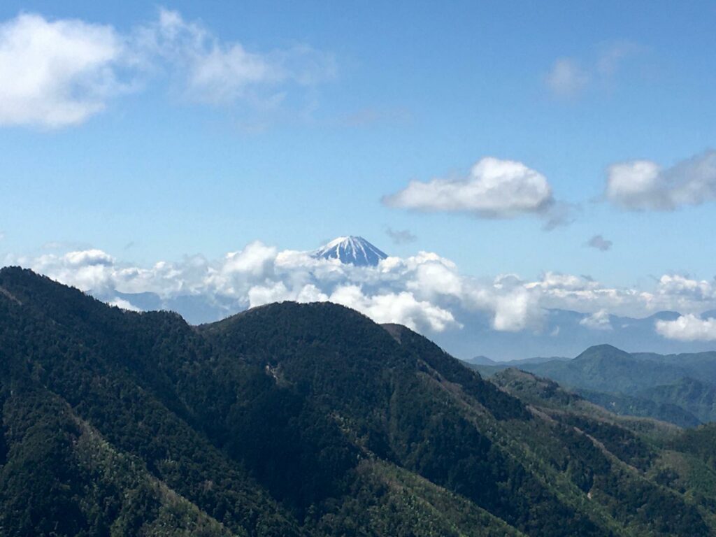 Vista del Mont Fuji des de Takawiima