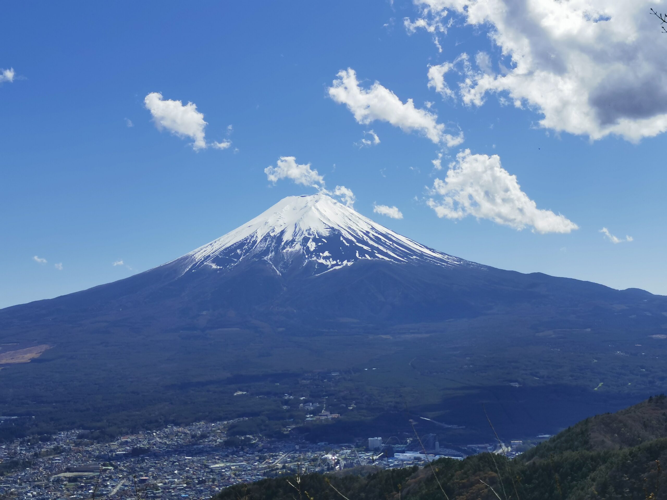 Vista del Mt Fuji des de Mitsutoge