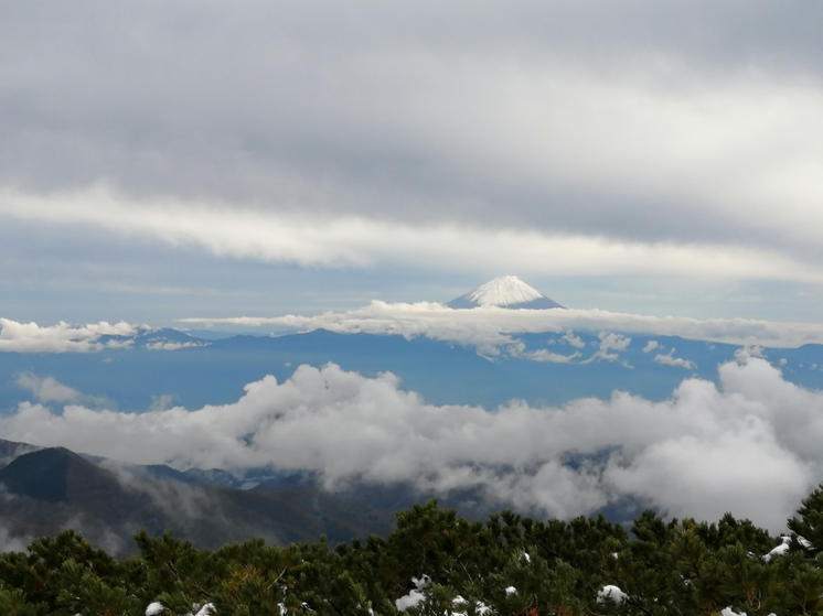 Vista del Mont Fuji des de Kinpu