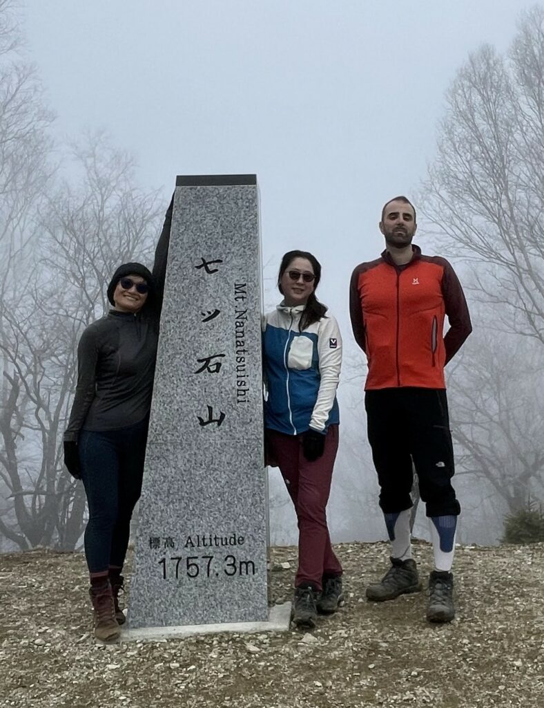 Al cim del Nanatsushi, en el segon cop a Kumotori (2024)