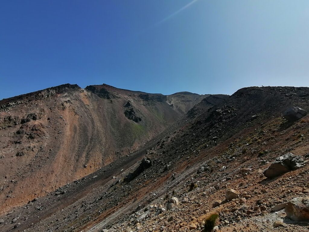 Asahidake des del camí de pujada