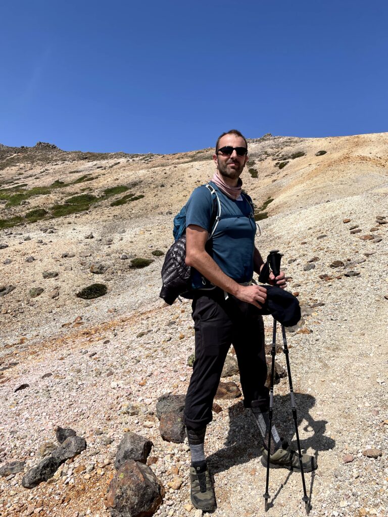Al parc nacional de Daisetsuzan, fent l'excursió a Asahidake