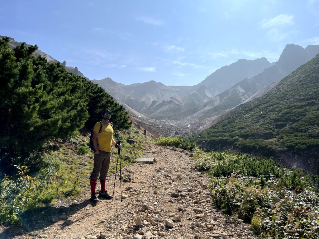 Començament del camí a Tokachidake