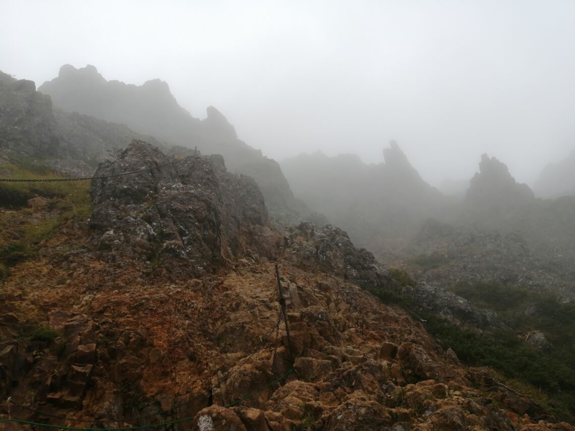 Vista d'Akadake des de la base