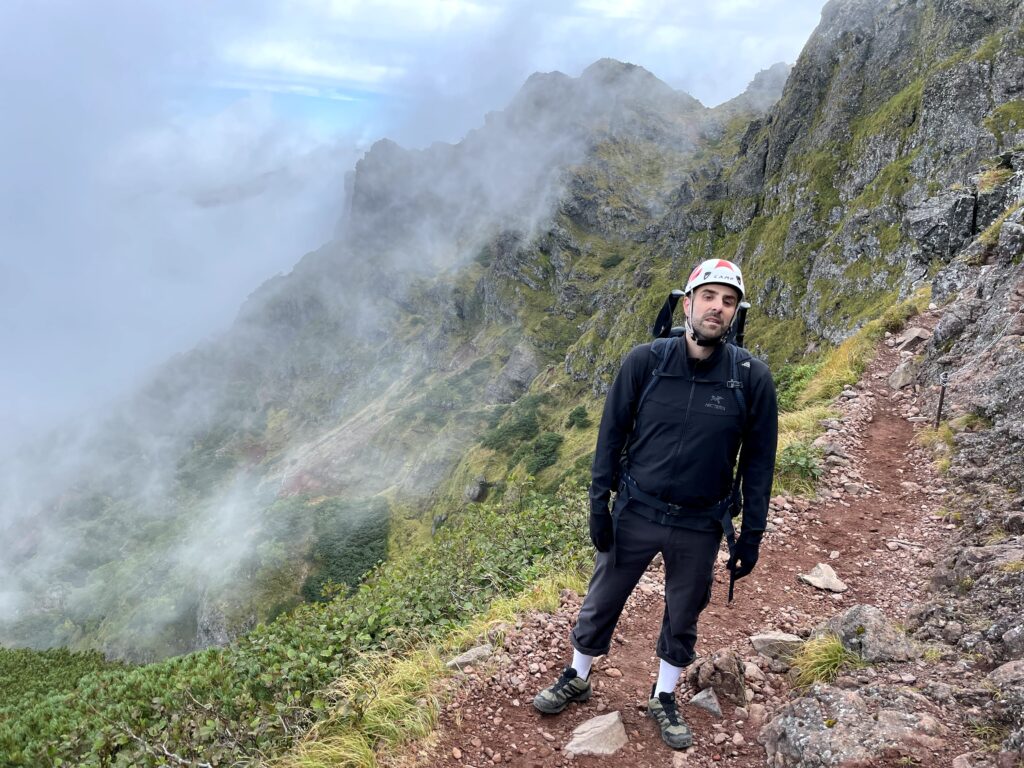 Agafant un respit a la cresta de Yatsugatake