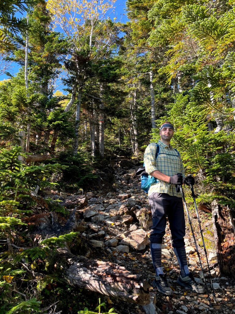 De camí al cim de Senjogatake