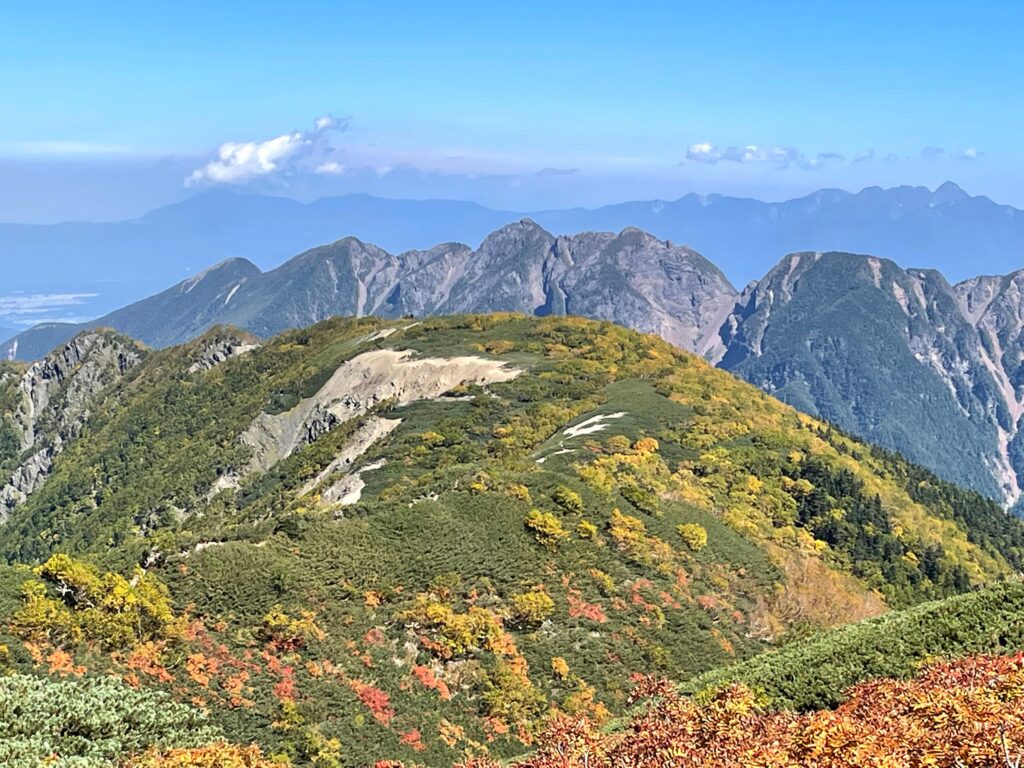 Colors tradorencs prop del cim de Senjo