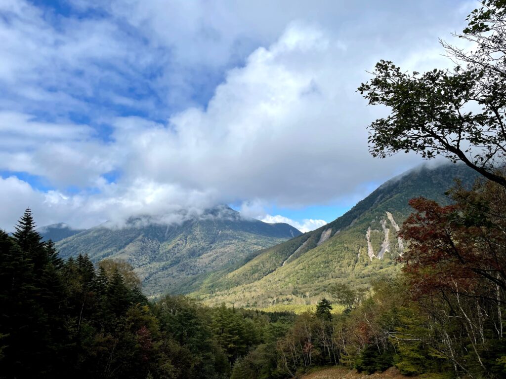 Nikko-Shirane des del camí de descens