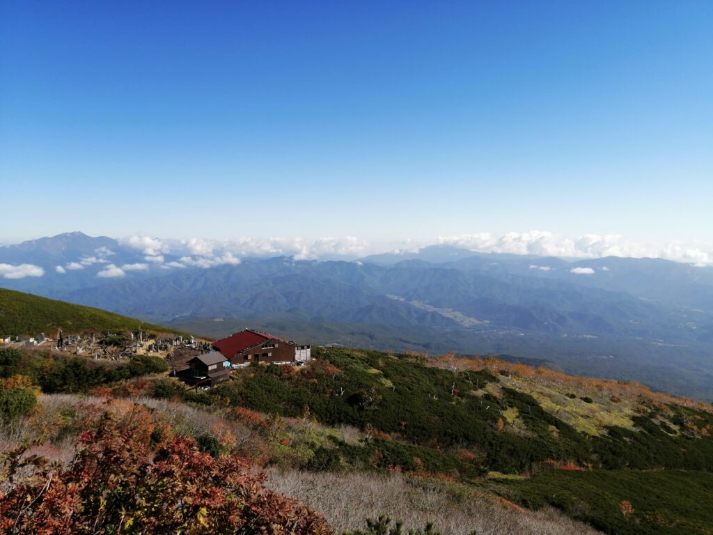 El refugi de Gyoba i vistes del voltant