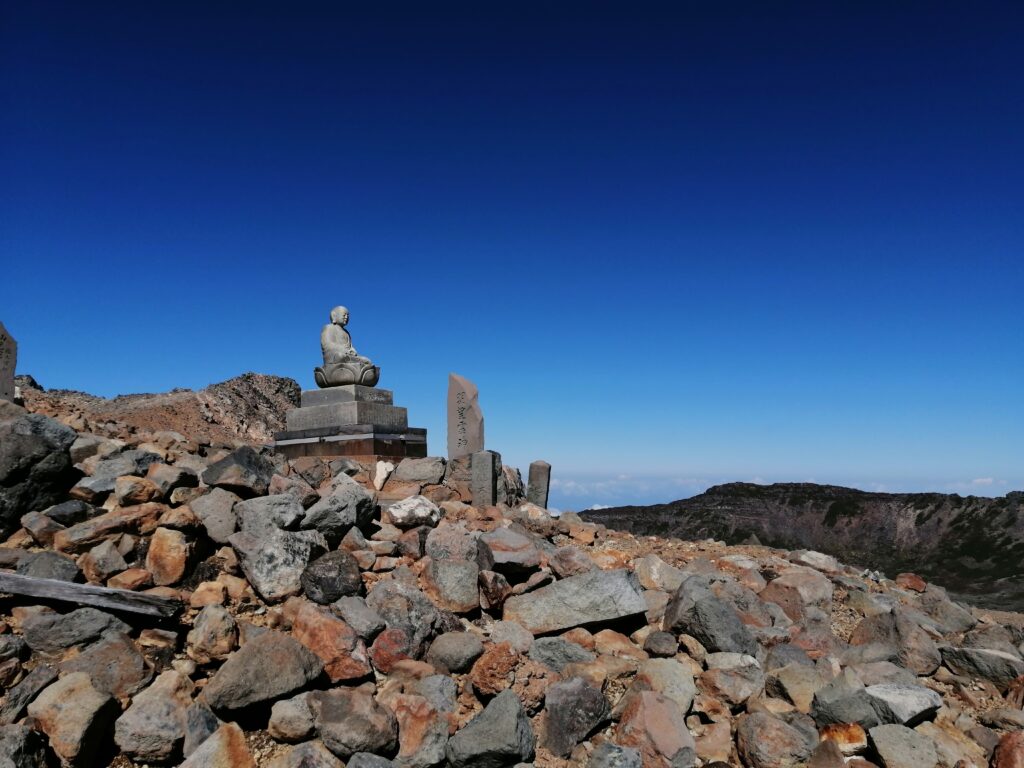 A prop del cim d'Ontake