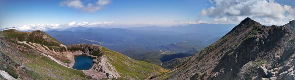 Panoràmica amb el tercer estany