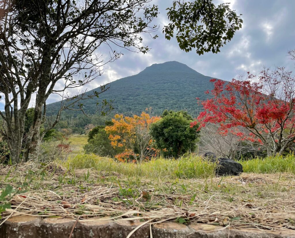 Kaimondake des del punt d'inici