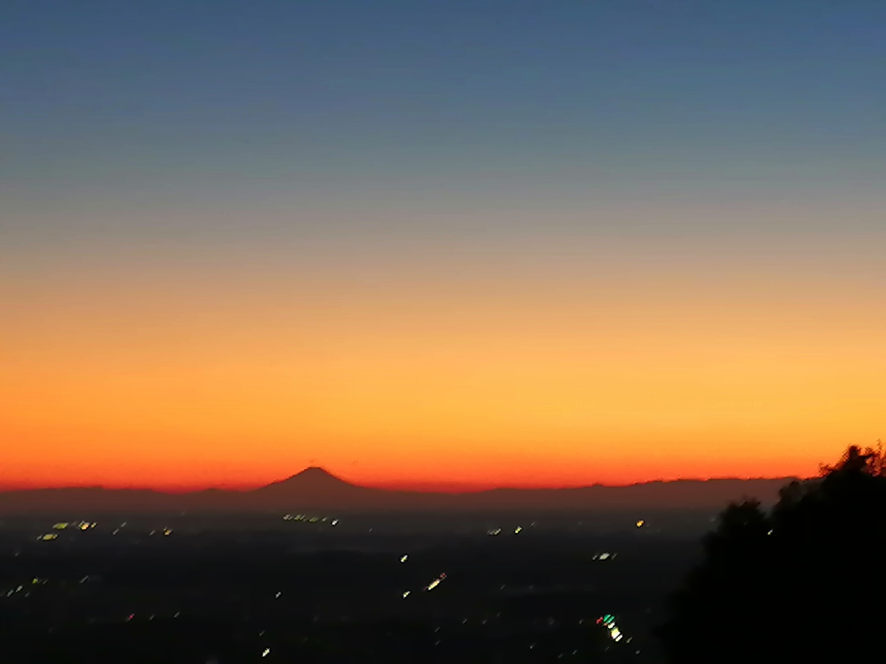 Posta de sol al Mont Fuji 
