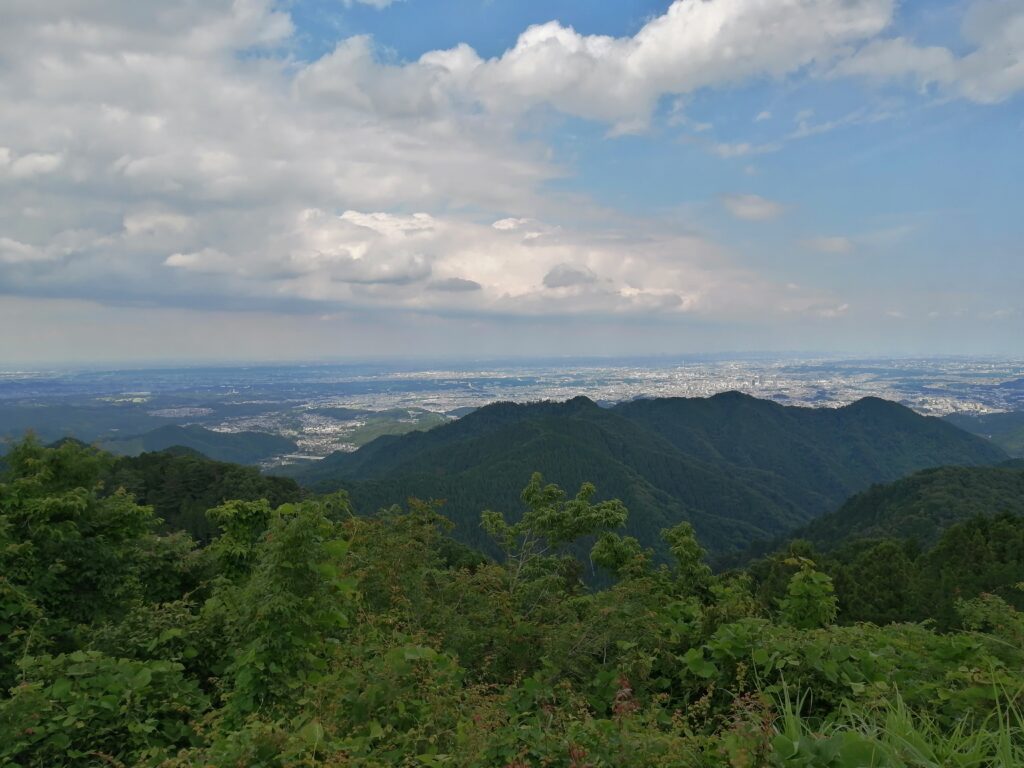 Vistes de la planícia de Kanto des de Kagenobu