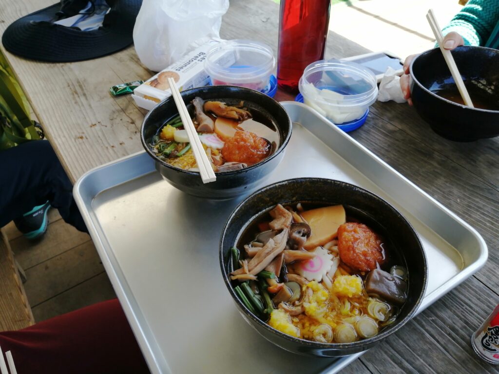 Típic Udon al refugi del mont Jinba