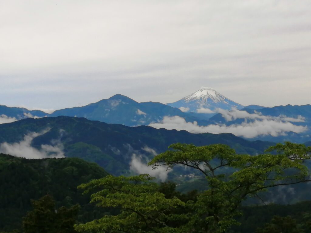 Vista del Fuji des del mirador de Takao