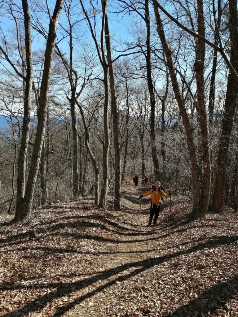 Arribant al cim d'Ougiyama