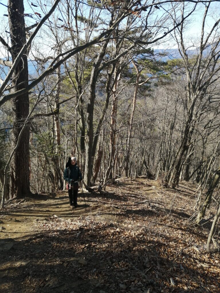 Començament del descens d'Ougiyama