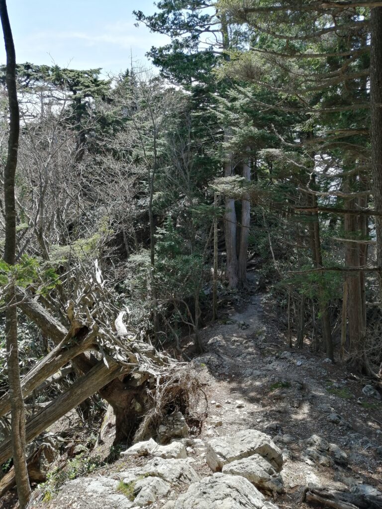 Camí rocós a Odaigahara