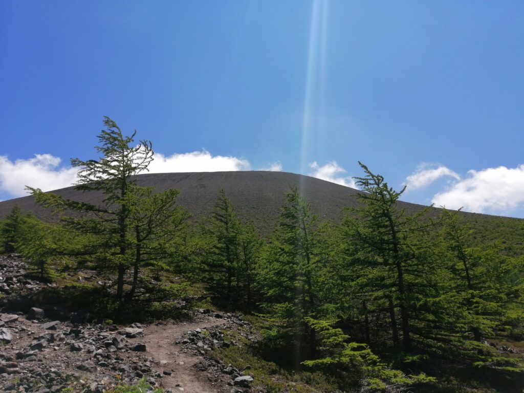 Asamayama des de la base de l volcà