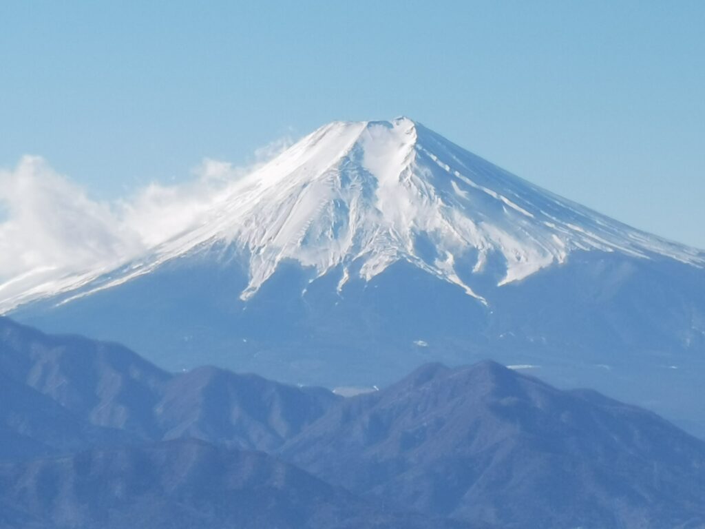 Primer pla del Fuji des de Momokura